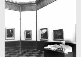 Blick in die Ausstellung der Nationalgalerie