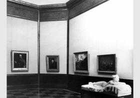 Blick in die Ausstellung der Nationalgalerie