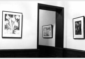 Blick in die Kabinett-Ausstellung "Christian Rohlfs 1849 - 1938 - Aquarelle und Gemälde von 1919 bis 1937 aus Sammlungen der DDR" vom 08. Jan. 1988 - 28. Febr. 1988 in der Nationalgalerie