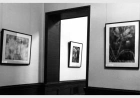 Blick in die Kabinett-Ausstellung "Christian Rohlfs 1849 - 1938 - Aquarelle und Gemälde von 1919 bis 1937 aus Sammlungen der DDR" vom 08. Jan. 1988 - 28. Febr. 1988 in der Nationalgalerie
