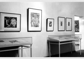 Blick in die Kabinett-Ausstellung "Christian Rohlfs 1849 - 1938 - Aquarelle und Gemälde von 1919 bis 1937 aus Sammlungen der DDR" vom 08. Jan. 1988 - 28. Febr. 1988 in der Nationalgalerie