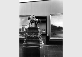 Blick in die Kabinett-Ausstellung "Landschaft, Revolution, Geschichte - Adolph Menzel Die Bittschrift" vom 08. Aug. 2002 - 10. Nov. 2002 in der Alten Nationalgalerie