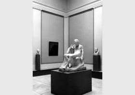 Blick in die Ausstellung der Nationalgalerie, Raum 1