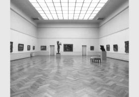 Blick in die Ausstellung der Alten Nationalgalerie, 2. Cornelius-Saal