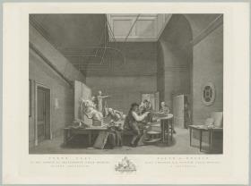 Salle de Dessin dans l’Édifice de la Societé Felix Meritis à Amsterdam