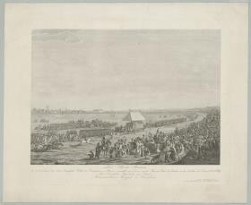 Das Pferde-Rennen bey der Vermählung Feyer Seiner Königlichen Hohheit des Kronprinzen von Baiern auf der Theresens-Wiese bey München, 17. Oktober 1810