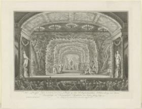 Bühnenszene im Schouwburg-Theaters in Amsterdam