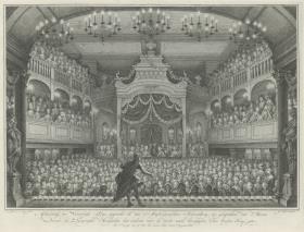 Inneres des Schouwburg-Theaters in Amsterdam