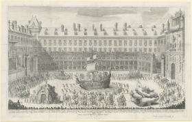 Roßballet in der Wiener Hofburg anlässlich der Vermählung Leopold I. mit Margarita