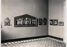 Aufstellung der Gemäldegalerie im Kaiser-Friedrich-Museum, Raum 30, Florentinische Gemälde des 14. Jhd.