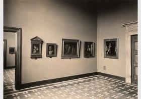 Aufstellung der Gemäldegalerie im Kaiser-Friedrich-Museum, Raum 40, Paduanische und ferraresische Gemälde des 15. Jhd.