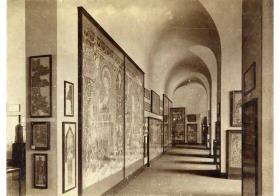 Blick in die Ausstellung des Museums für Völkerkunde, Turfan- und Gandharasammlung, Raum X "Jüngere türkische Epoche 750-1000 n. Chr."