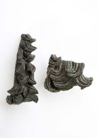 Haarteil einer Großbronze (Fragment einer Bronzestatue)