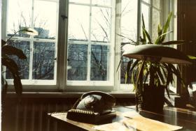 Blick in ein Büro der Skulpturensammlung und der Frühchristlich-Byzantinischen Sammlung im Museum Dahlem