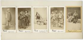 Aymara und Cholos aus Bolivien (Atelier-Aufnahmen/Cartes de Visite)