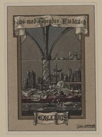 Exlibris Dr. med. Theodor Alatau