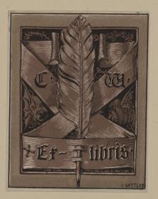Ex libris C. W.