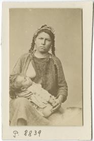 Frau mit Kind aus Bolivien