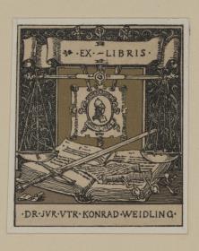 Ex libris Konrad Weidling