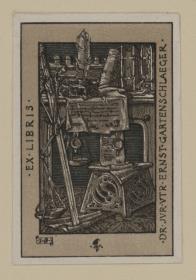 Ex libris Ernst Gartenschläger