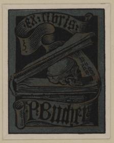 Ex libris P. Bucher