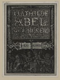 Ex libris Mathilde Abel