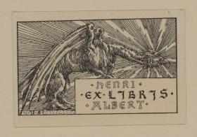 Ex libris Henri Albert