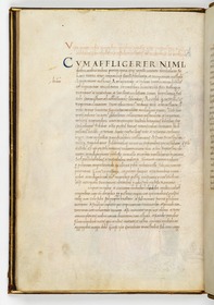 Textseite. Theloforus, Epistola ad Antonium Januensem ducem