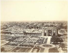 Delhi, Blick vom Humayun-Mausoleum