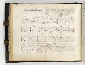 Denis Gaultier, La Rhétorique des Dieux, geschrieben von Belluchau und Damoiselet für Anne de Chambré.