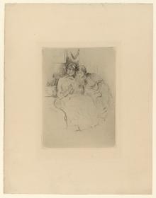 La Leçon de dessin. Berthe Morisot et sa fille