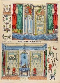 Décors de théâtre - salon et coulisses