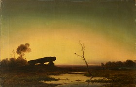 Landschaft mit Hünengrab