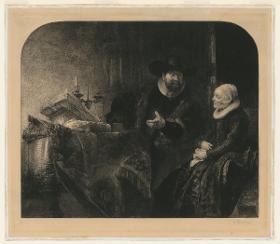 Der Mennonitenprediger Cornelis Claesz Anslo (1592-1646) 
und seine Frau Aeltje Gerritsdr Schouten