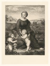 Raffael: Madonna im Grünen. in: Die Kaiserl. Königl. Gemälde-Galerie in Wien.