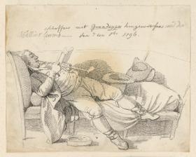 Schaffner, mit Grandezza hingeworfen und den Abällino lesend __ den 7ten 8br 1796