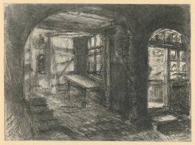 Inneres eines Bauernhauses