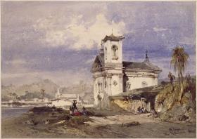 Kirche St. Luzia. Rio de Janeiro