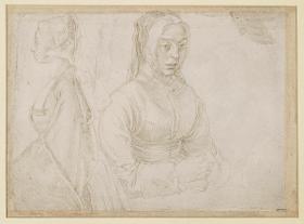 Halbfiguren zweier Frauen