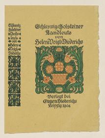 Einband zu Helene Voigt-Diederichs, Scheswig-Holsteiner Landleute