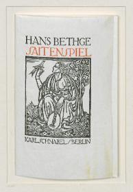Probe zu Hans Bethge, Saitenspiel
