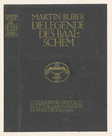 Einband zu Martin Buber, Die Legende des Baalschem