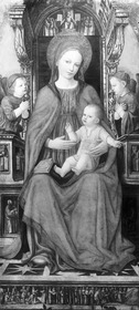 Thronende Maria mit dem Kind