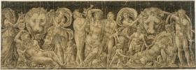 Sarkophag-Relief mit der Auffindung Ariadnes