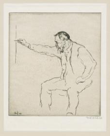 Ferdinand Hodler an der Staffelei