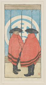 Zwei Japaner (Japanische Wagenzieher)