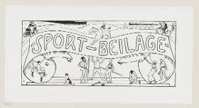Kopfleiste für das Prager Tagblatt (Sport-Beilage, Teil 1)