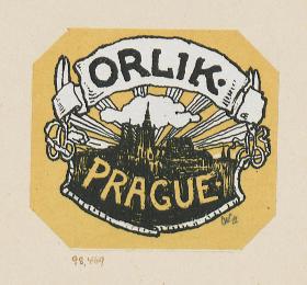 Geschäftsmarke Orlik. Prague
