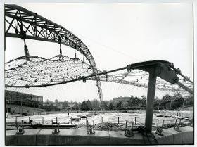 München, Eislaufzelt im Olympiapark