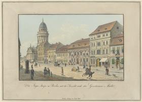 Die Jägerstraße nach dem Gendarmenmarkt